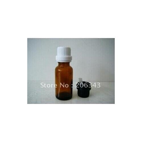 30ml brown/green/blue essential oil bottle with plastic cap+plastic stopper ,glass bottles