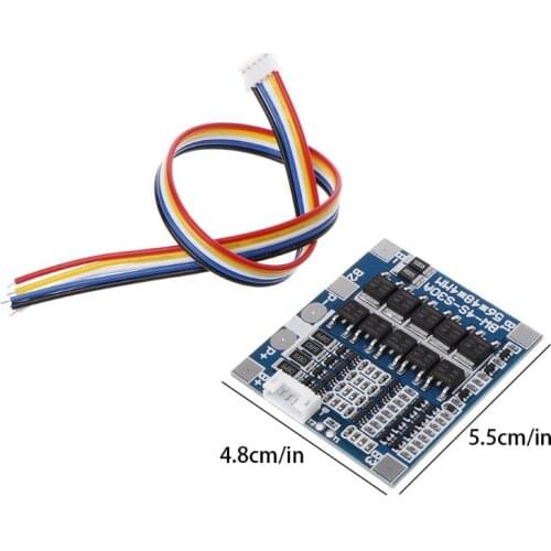4S 30A 12.8V w/Balance 3.2V LiFePo4 LiFe 18650 Battery BMS Protection PCB Board