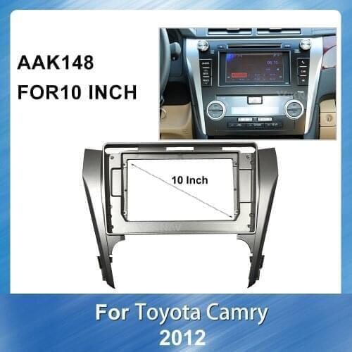 2DIN Car Stereo DVD Radio Fascia For Toyota Camry 2012 Audio Player Panel Adapter Frame Dash Mount Installation Kit