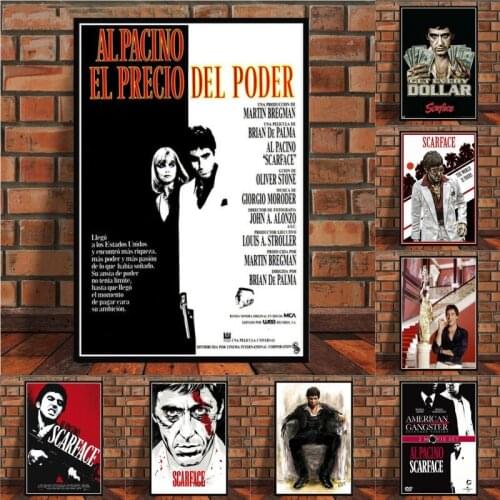 Gangster Movie Art Poster Canvas Painting Wall Picture For Home Decor Posters and Prints