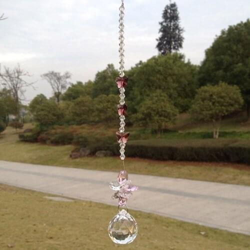 Garland Chakra Spectra 1 Rainbow Suncatcher Glass Crystal Pendulum Lamp Prisms Pendants Drops 30mm M02268-1
