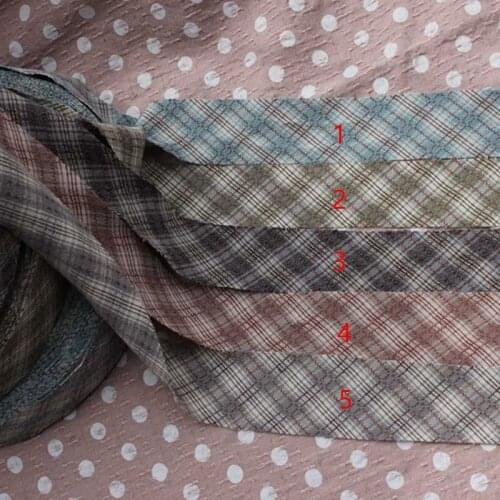 4cm Cotton Unfold Bias Binding Tape, DIY Sewing Trim Material Covered Dress-making Craft Upholstery Textile Webbing