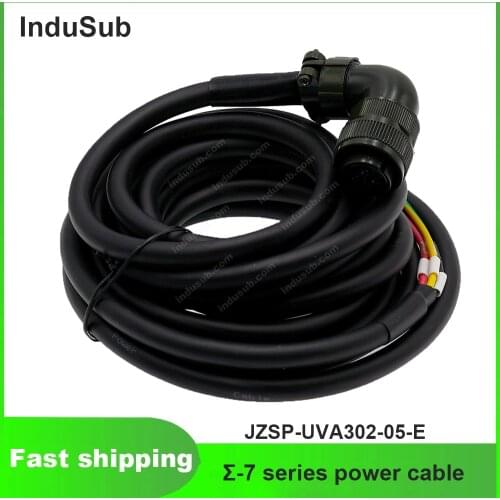 JZSP-UVA302-05-E Power Cable Σ-7 Series Without Brake Elbow Connector 1.5 square 2.5 square 5m