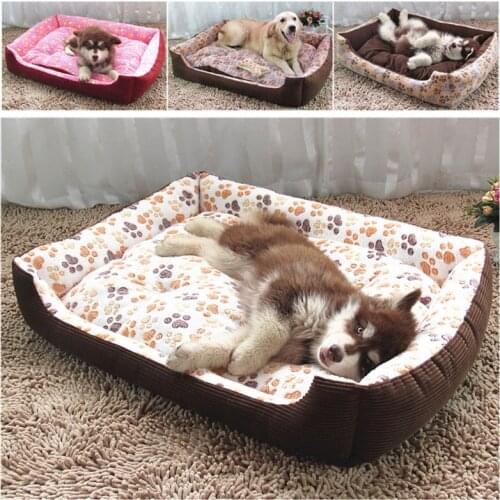 Soft Comfortable Breathable Dog House Bed Mat Sofa Pets Beds Washable Dogs Supplies Lovely Winter Plus Thickening Cat Kennel