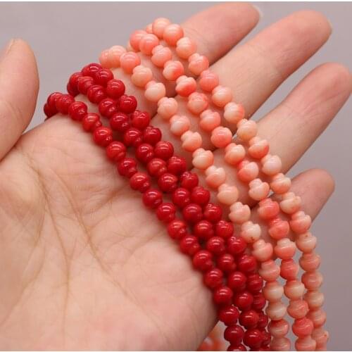 Natural Coral Beads Different Shapes Mix-Color Coral Loose Spacer Beaded For Jewelry Making DIY Bracelet Necklace Accessories