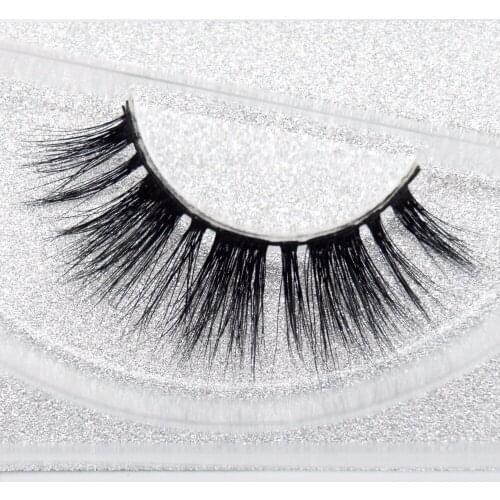 Visofree 3D Mink Eyelashes Thick&Thin Interlaced Lashes Full Strip Lashes Long Winged Natural Eyelashes cilios posticos D122