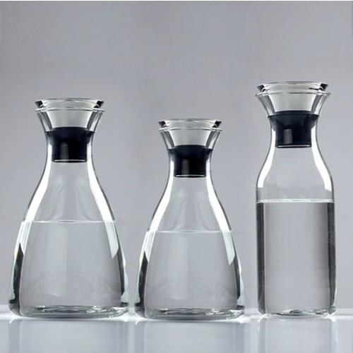 Drinkware Jug High Borosilicate Glass Container Bottle Cold Hot Kettle Restaurant Home Lemon Juice Tea Milk Cup Accessories Tool