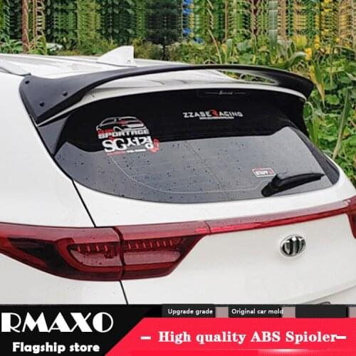 For Kia KX5 Sportage R Spoiler 2018-2019 Kia SportageR Spoiler ABS plastic Material Car Rear Wing Color Rear Spoiler