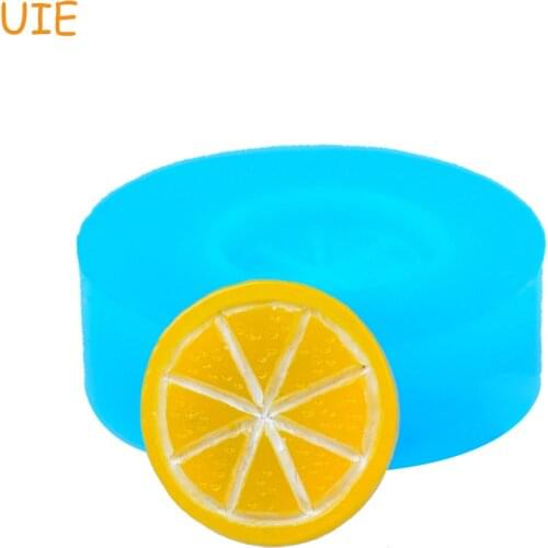 SYL016U 15mm Orange Slice Silicone Mold - Fruit Mold Miniature Sweets, Jewelry, Cupcake Toppers, Chocolate, Resin, Soap Mold