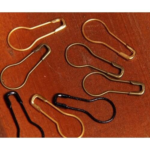 5000pcs 2.2cm/22mm Colored Small Gold/black/Bronze Gourd-shaped Hijab Stainless Steel Safety Pins Pins Needles Free Shipping