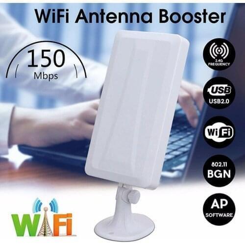 Long Range 150Mbps WiFi Extender Wireless Outdoor Router Repeater WLAN Antenna Booster 5M