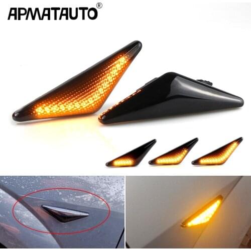 Dynamic Side Repeater Light LED Flowing Side Marker Turn Signal Lights Indicator Blinker Lamp For Ford MONDEO 3 MK3 FOCUS 1 MK1