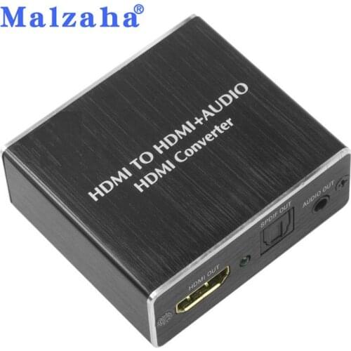 Hdmi audio extractor HDMI to HDMI and Optical TOSLINK SPDIF + 3.5mm Stereo Audio Extractor Converter HDMI Audio Splitter Adapter