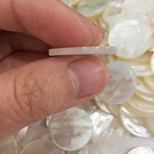 Hill-san Lotus 100PCS/Lot Wholesale Price 30mm Round Double cabochon For Handmake Jewelry