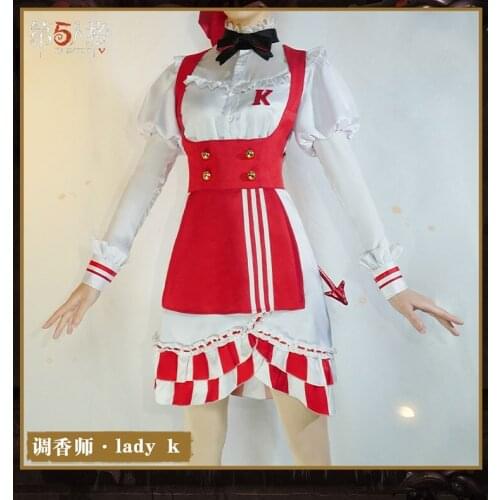 Game Identity V Vera Nair Cosplay Costume New Skin Lady K Lovely Outfit Uniform Halloween Party Suit Daily Dress for Women Girls