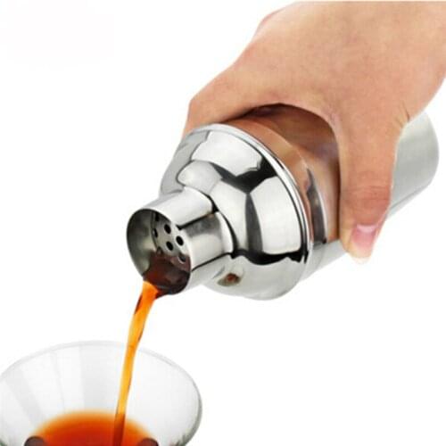 3Size Stainless Steel Cocktail Shaker Cocktail Mixer Wine Martini Drinking Boston Style Shaker For Party Bar Tool