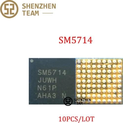SZteam 10Pcs/Lot SM5714 Charging Audio Display IC Module Chip For Samsung A8S G8870 Integrated Circuits Replacement Part Repair