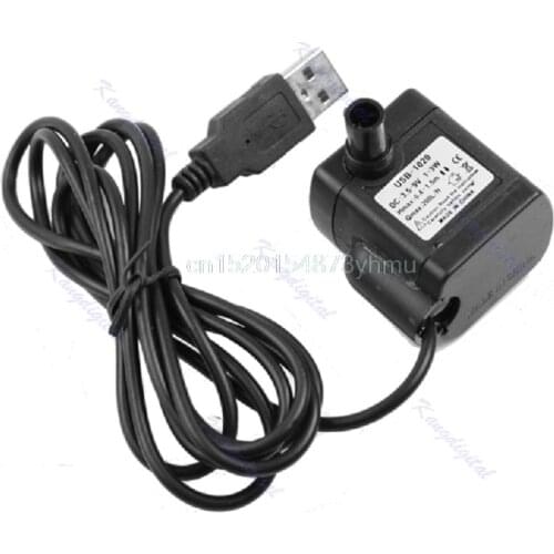 New pet feed tool USB Submersible Water Pump Aquarium Fish Tank Fountain Pond Pump DC 3.5V - 9V 3W hot