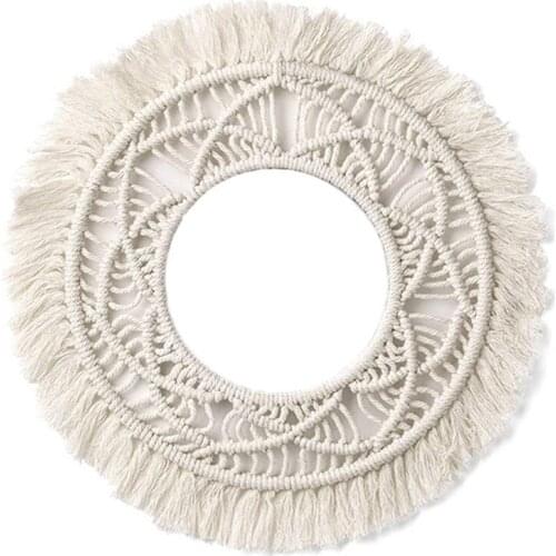 Nordic Hand-made Bohemian Woven Wall Hanging Creative Tapestry for Living Room, Bedroom and Homestay Mexican Party