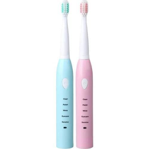 Rechargeable Toothbrush Strong Power Acoustic Wave Toothbrush 2 Colors Optional Waterproof Sonic Toothbrush