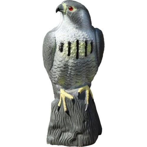 Hand-painted Owl Rainproof Simulation Bird Ornament Target Shooting Model Used For Outdoor Hunting Bait