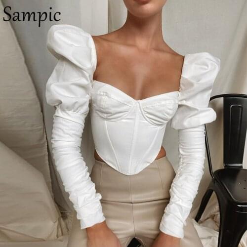 Sampic Womens Long Sleeve Shirts