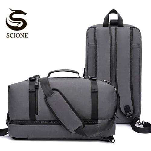 Multifunctional Travel Bag Large Capacity Mens Duffle Bags Waterproof Carry On Luggage Handbag Weekend Holiday Handbags XA152M