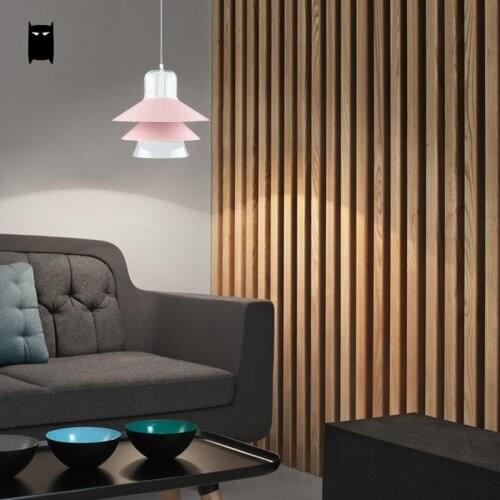 Pink White Gray Green Flower Pendant Light Fixture Nordic Korean Art Hanging Ceiling Lamp Design Dining Study Room Girl Bedroom