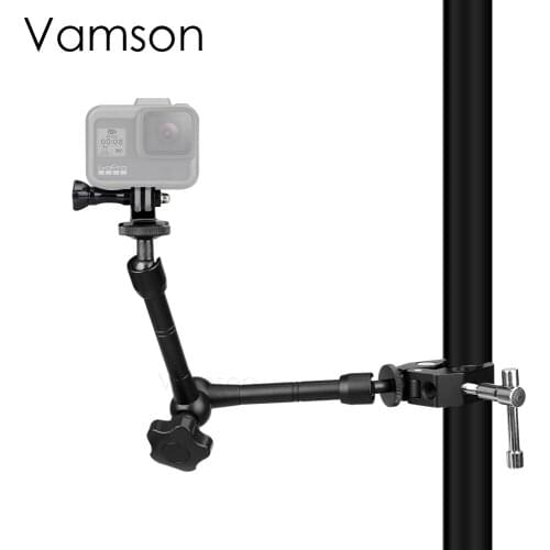 For 1/4in Screw Camera for Phone for Gopro for Camera for DSLR for Selfie light 7 / 11 Inch Adjustable Friction Magic Crab Clip