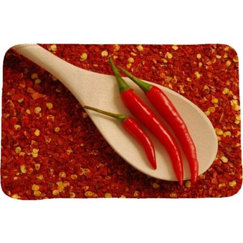 Flavour Seasoning Creative 3D Printing Carpets and Rugs for Bedroom Living Room Carpet Kitchen Bathroom Anti-Slip Floor Mats