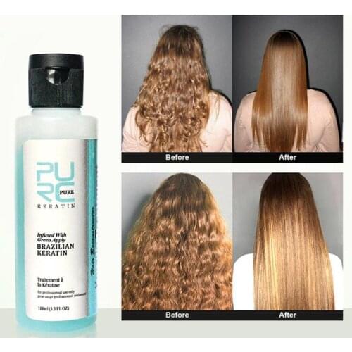 Red Protein Therapy Repair Shampoo Keratin Hair Treatment Straight Damage Hair Repair Curly Keratina Para Alisado Del Cabello