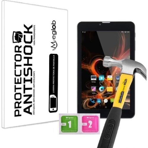 Screen protector Anti-Shock Anti-scratch Anti-Shatter compatible with Tablet Xoro TelePAD 7A3