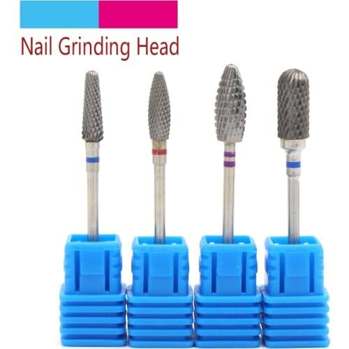 1pcs 2.35mm Shank Tungsten Steel Nail Grinding Head Grinding Machine Dedicated Sander Drill Bit Polishing Electric Tools