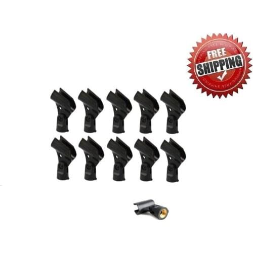 10 PCS Microphone Clip Holder fits A25D, SM58,Mic & other 3/4" inch microfoon