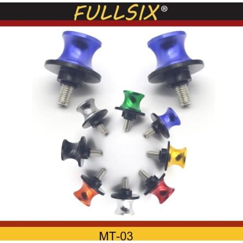 Motorcycle accessories parts for YAMAHA MT03 MT-03 MT 03 2006 - 2015 2016 Swingarm Spool Sliders 6mm Swing Arm Spools Sliders