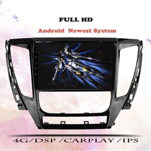 Car Radio Multimedia Video Player Navigation GPS Android 10.0 2 din For Mitsubishi Pajero Sport 3 2016 - 2018 No 2din