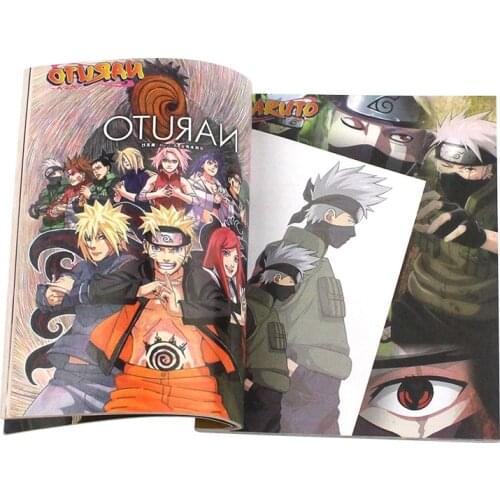 New Arrival Naruto Kakashi Hatake Jiraiya Notebook Cartoon Cosplay Book For Children Gift