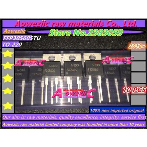 Aoweziic 2018+ 100% new imported original FFP30S60STU FFP30S60S F30S60S TO-220 Fast recovery diode 30A 600V