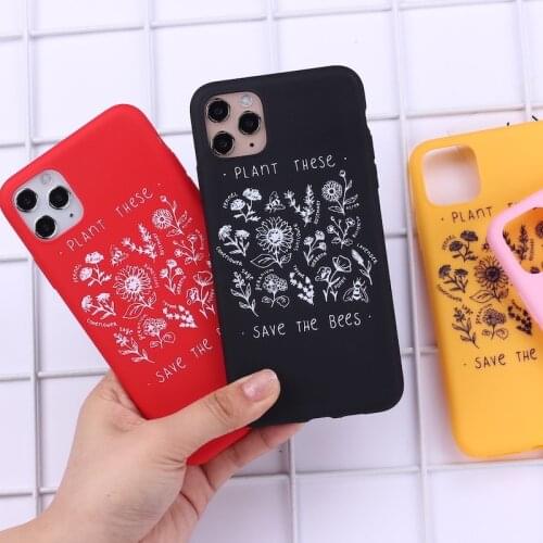 Candy Color Cactus Cartoon Case for Apple iPhone 11 Pro Max X SE2020 7 8 Plus 6S Plus Xs Max XR Phone Case Rose Phone Cover Capa