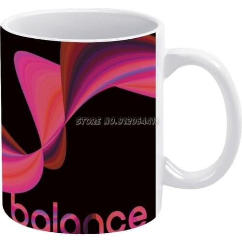 Coffee Mugs Custom Cup Personalized Mug Tea Cup Hot Drink Cup Creative Drinkware Gifts Cool Yin Yang Blue Funny Green And White