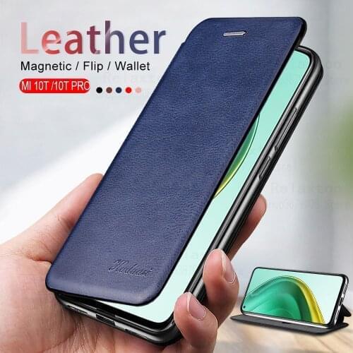 Mi 10 t pro Case Leather Flip Magnetic Case For Xiaomi mi 10t mi10t pro mi10tpro wallet stand book phone cover coque fundas 6.67