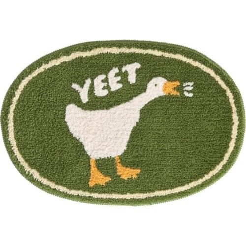 Cute Duck Bathroom Rug Funny Soft Bathtub Carpet Area Rugs Kitchen Rug Floor Mats Nordic Welcome Doormat Chic Home Room Decor