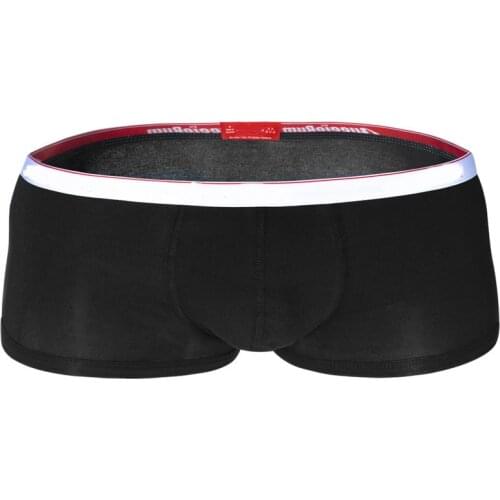 Mens fashion simple narrow pants cotton mens boxer underwear men boxer