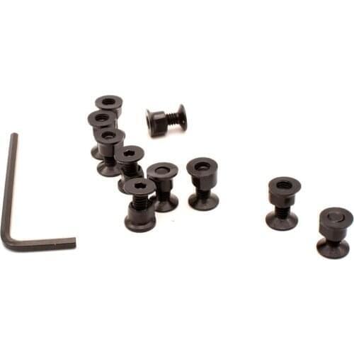 10 Pack KeyMod Screw and Nut Replacement Set for Keymod Rail Sections