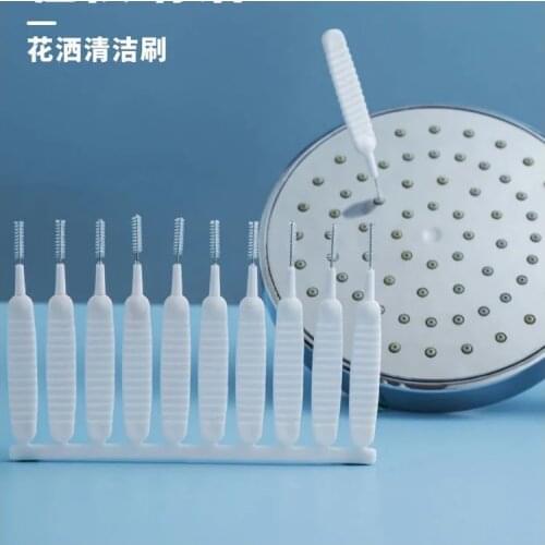 10PCS Shower Head Small Brush Bottle Teapot Nozzle Kettle Spout Pore Gap Brush Set For Household Cleaning Supplies