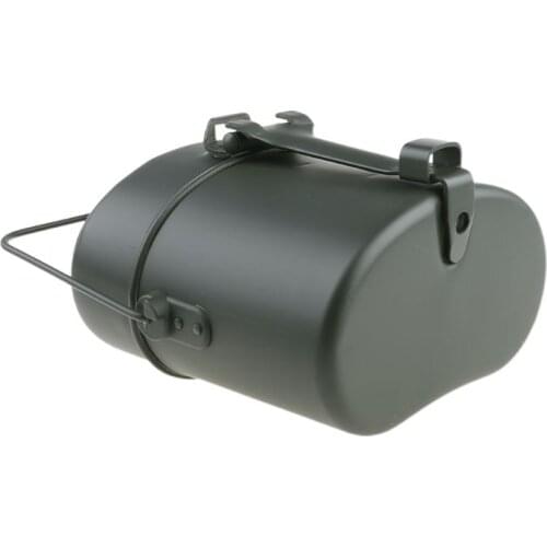 Germany Military Green 3pcs in 1 Camping Cookware Cook Set Hiking Survival Bento Lunch Boxes Pot/Bowl 87HF