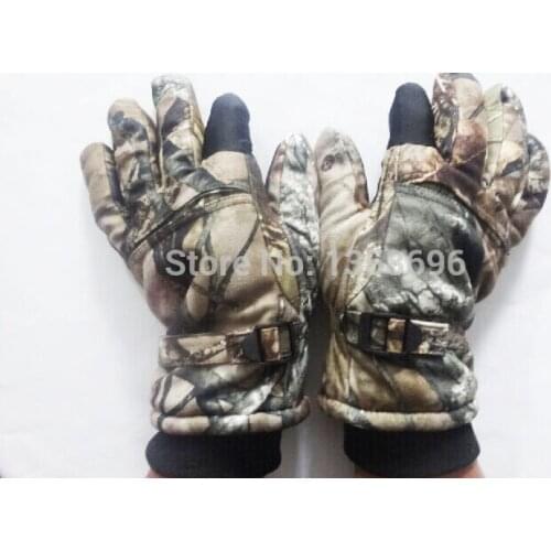 FACAILU Hunting Gloves Outdoor gloves Waterproof Breathable Windproof trigger finger gloves keep WARM gloves