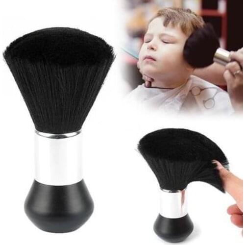 Barber Neck Duster Cleaning Brush Salon Hairdressing Hair Sweep Soft Hair brush Wood Handle Face Duster Hair Brushes Cleaner
