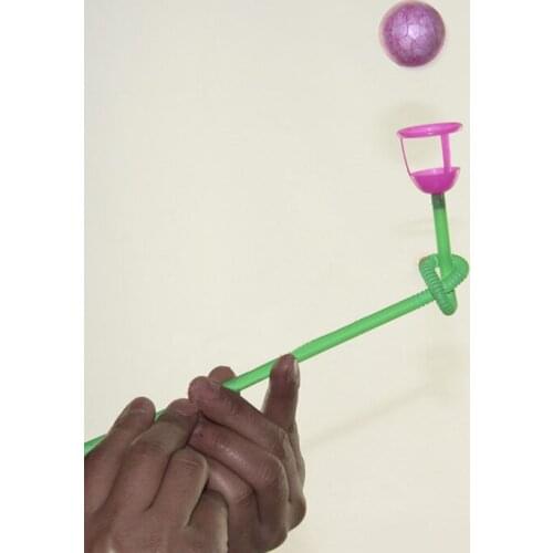 Magic Space Floating Straw Blowing Float Empty Bubble Classic Exercise Lung Capacity Small Toys Unisex Juggling Ball Sport 2021