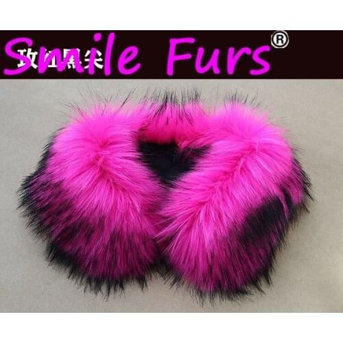 Women Faux Fur collar Scarf 55*15cm Wraps